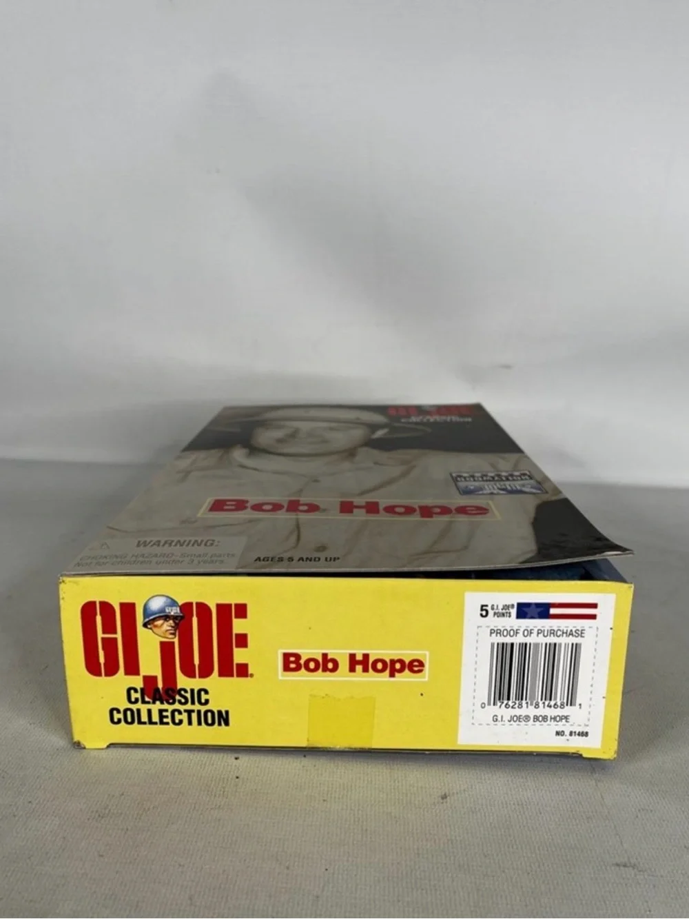 G.I. Joe Classic Collection Bob Hope Action Figure box Vintage
